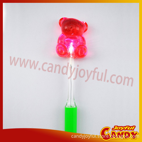 Fruity Flavor Little Bear LED Lollipop